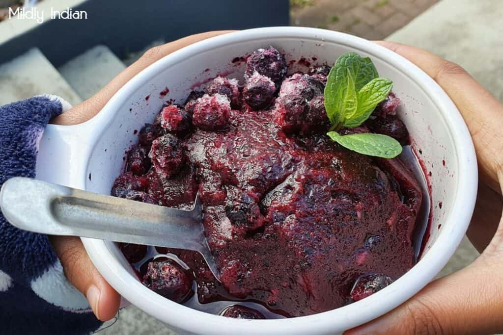 BLueberry sorbet