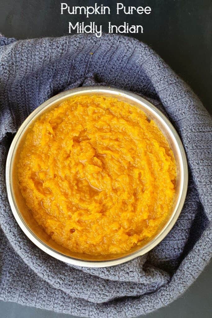 pumpkin puree -pumpkin mash