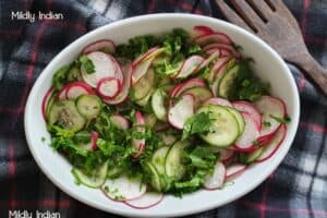 radish and cucumber salad