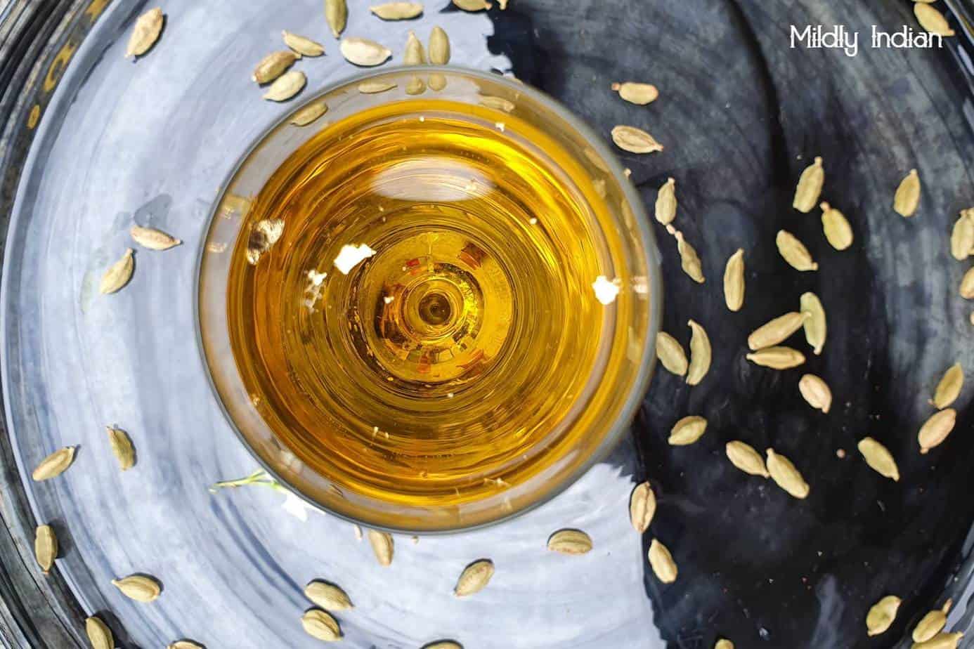 Kesra ELaichi sherbat, summer drink