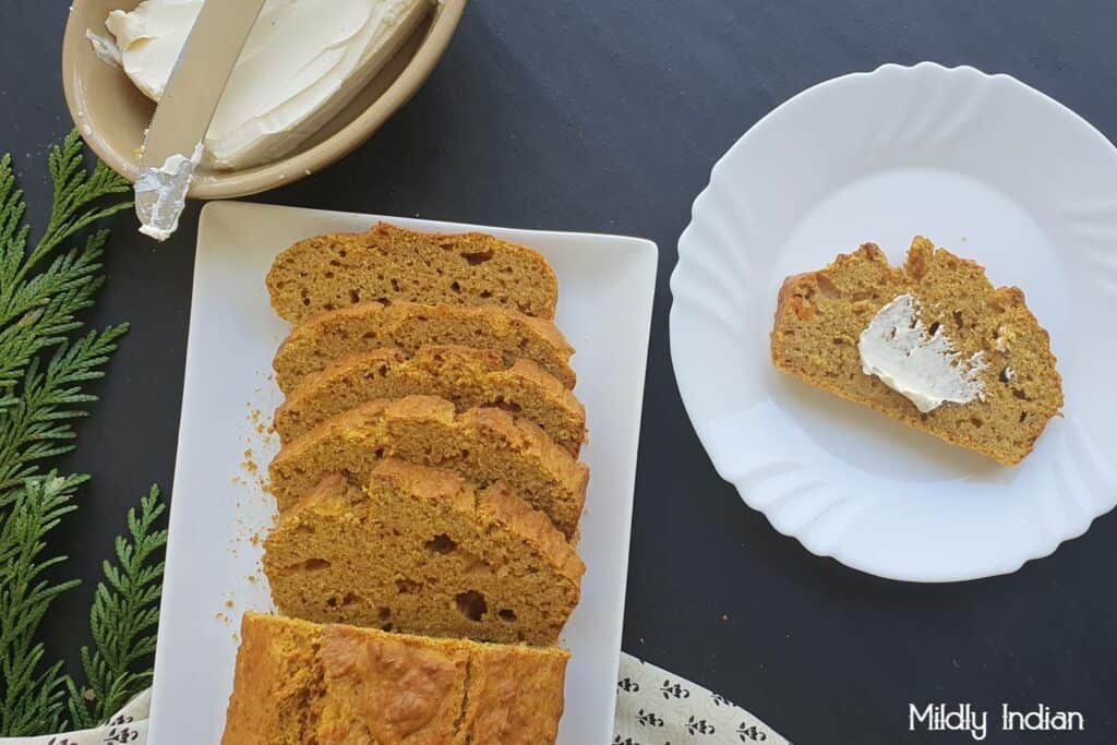 pumpkin bread loaf