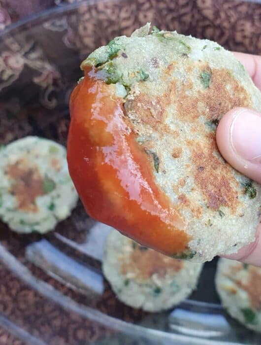 aloo ramdhana tikki