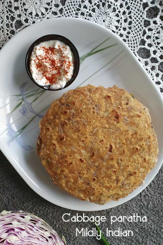 jowar besan cabbage paratha