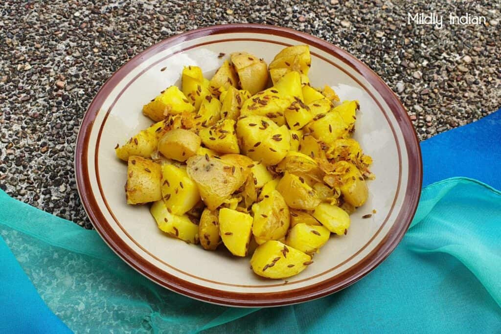 North indian jeera aloo