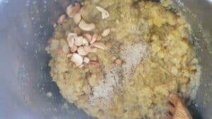 poha sheera prasadam making.