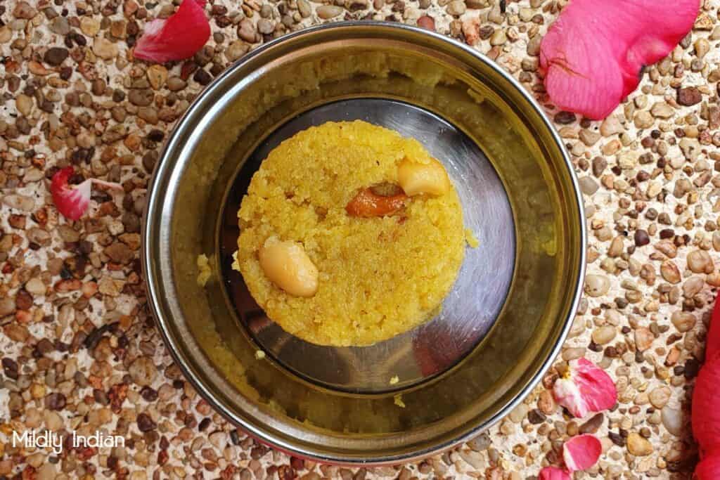 EAsy indian dessert poha sheera. 