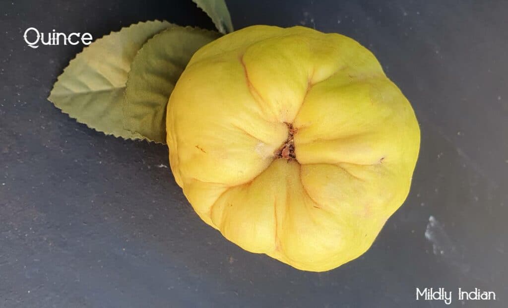 Quince fruit