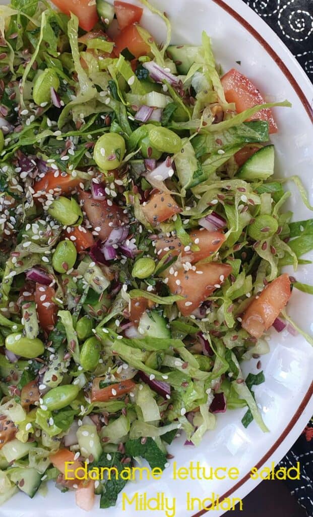 edamame lettuce salad