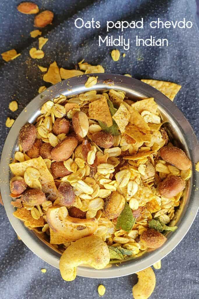 Namkeen oats papad chevdo