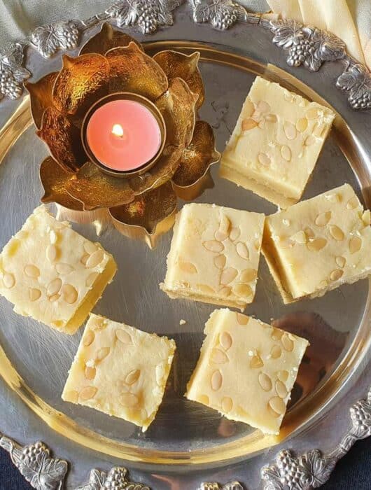 doodh barfi with milkpowder