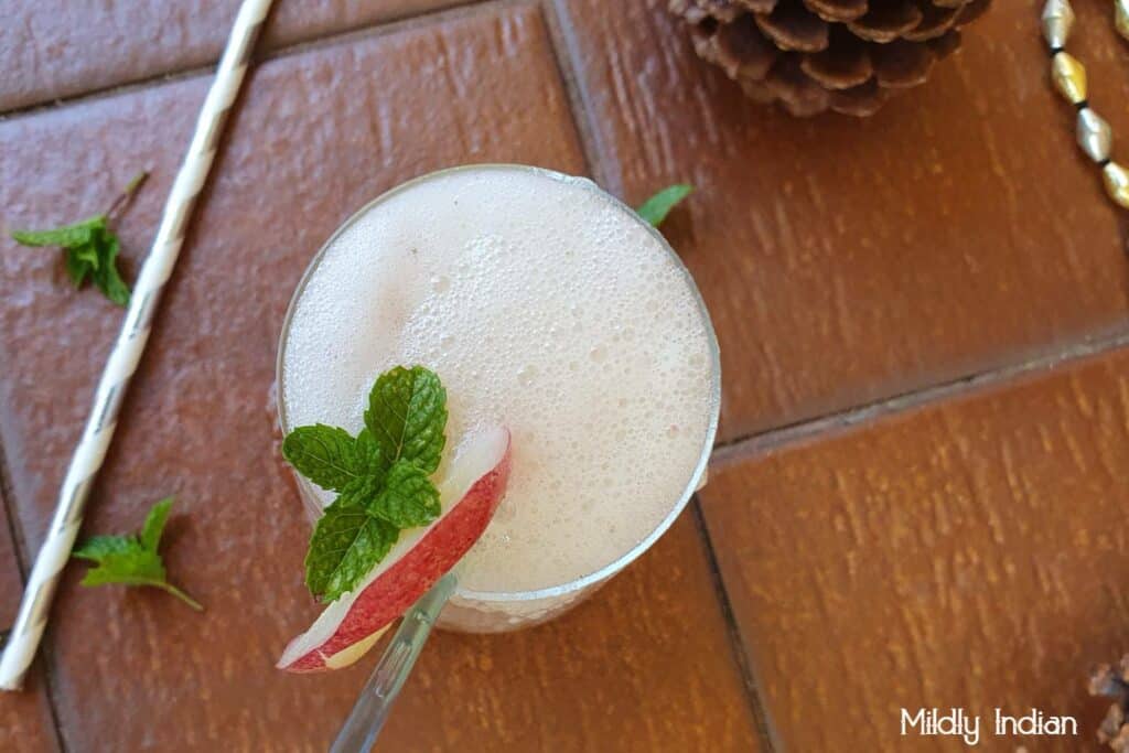 Nectarine fizz Mildly Indian