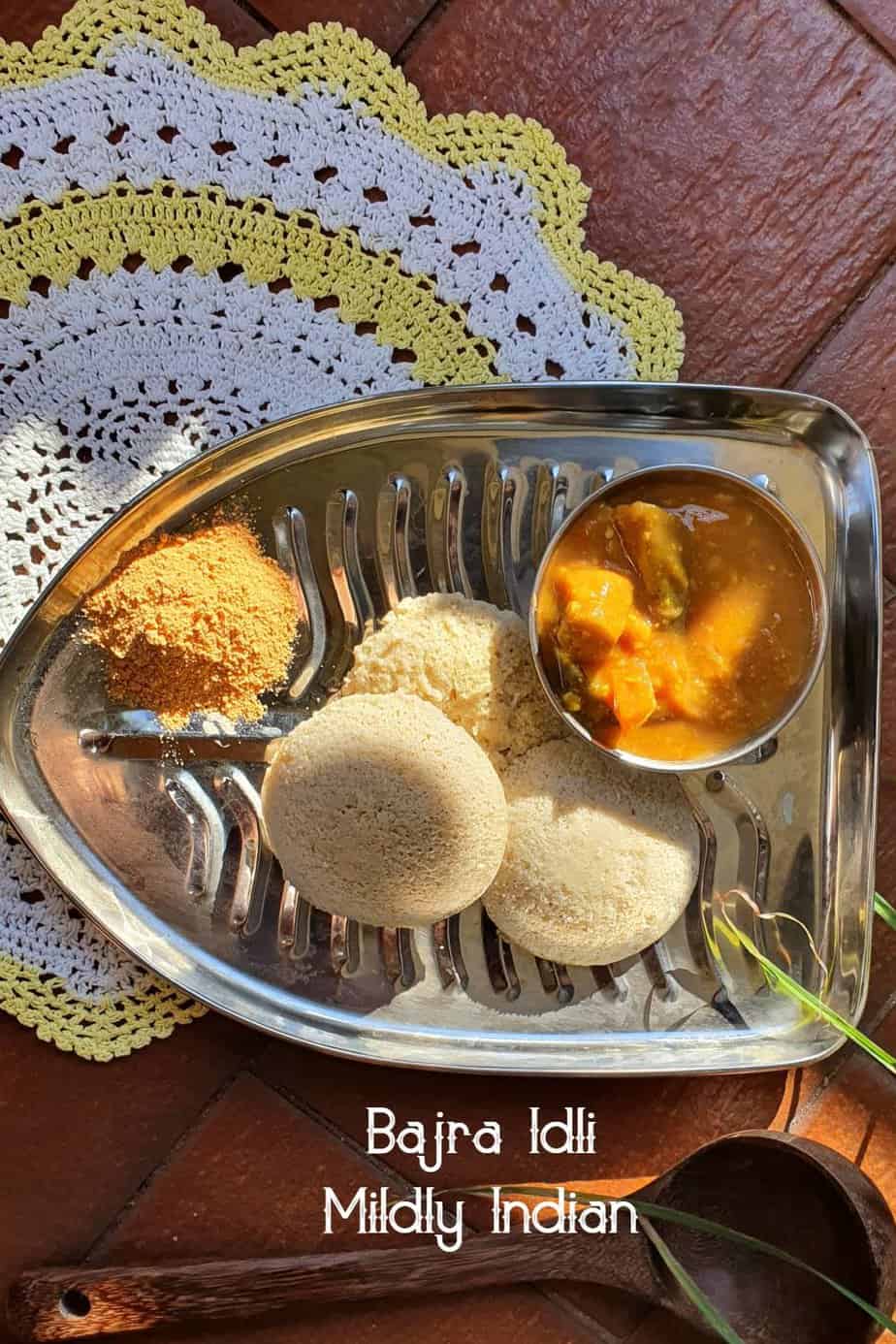 Bajra rava idli | Kambu idli – Mildly Indian