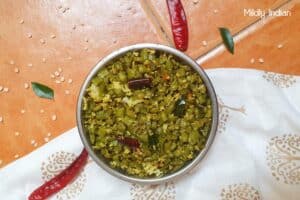 Kothavarakkai poriyal | cluster beans stir fry