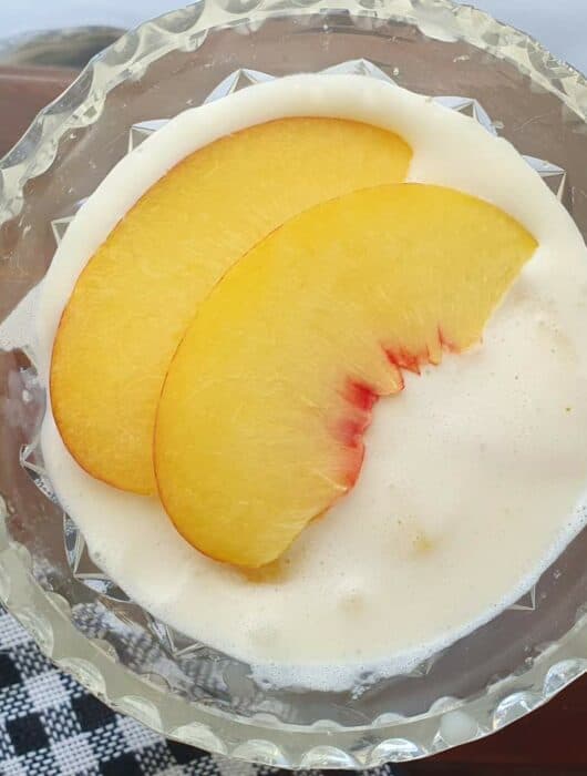 peaches and cream