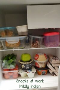 Fridge snacks for work