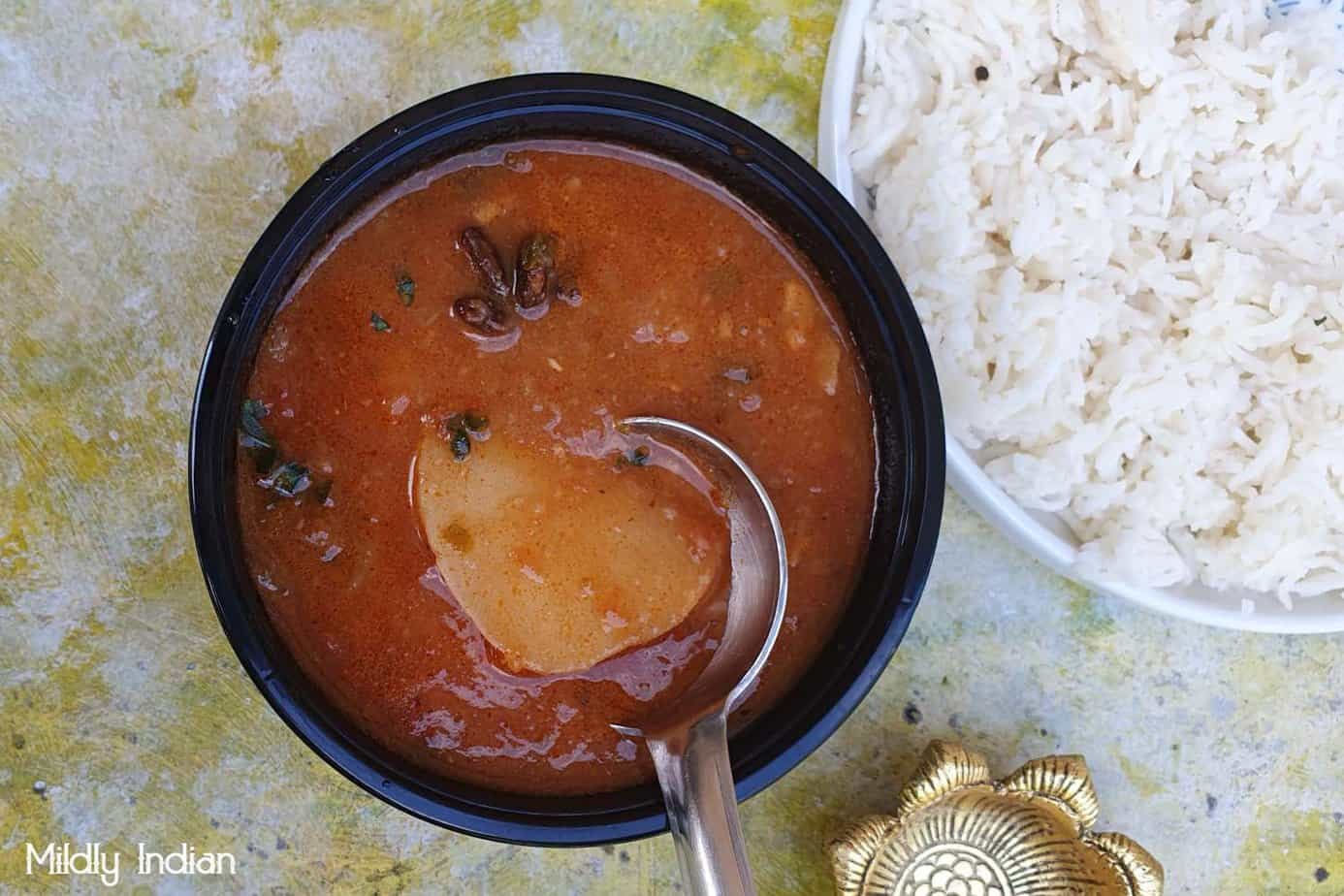 Indian railway aloo curry