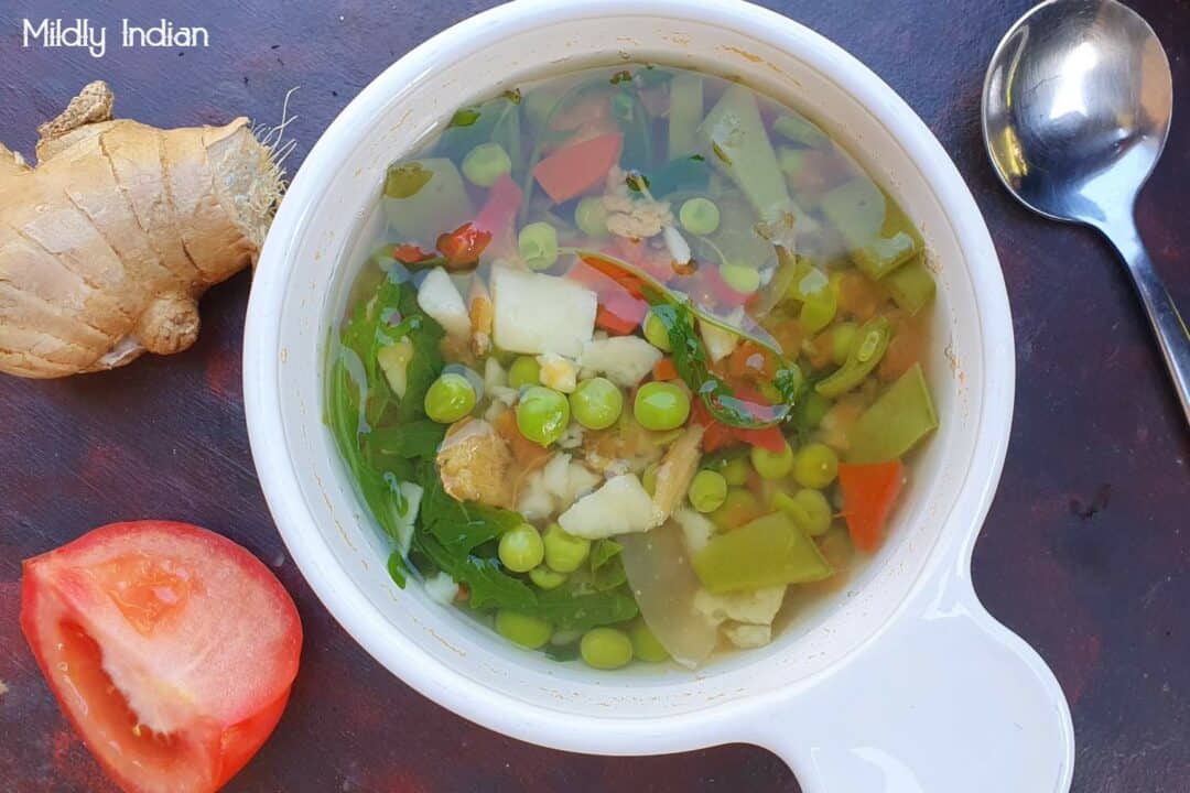 Chia al meh Manipuri vegetable stew Mildly Indian