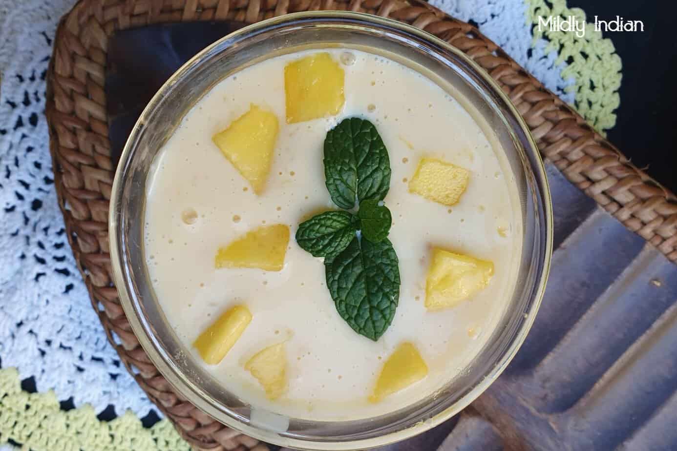 mango custard