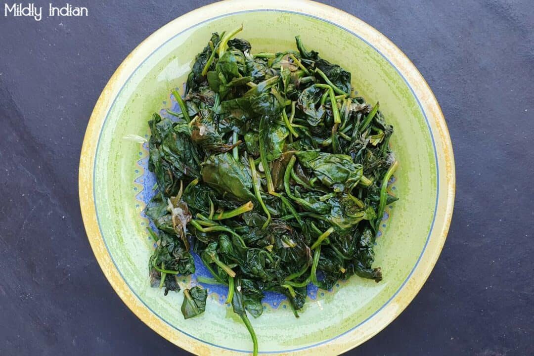 Sauteed spinach