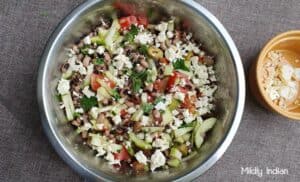 Black-eyed bean salad