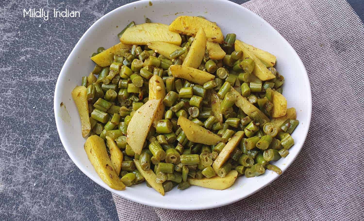 beans aloo sabji