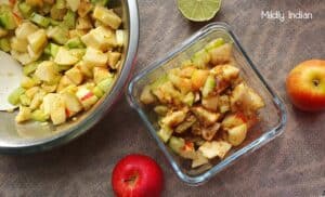 apple chaat salad