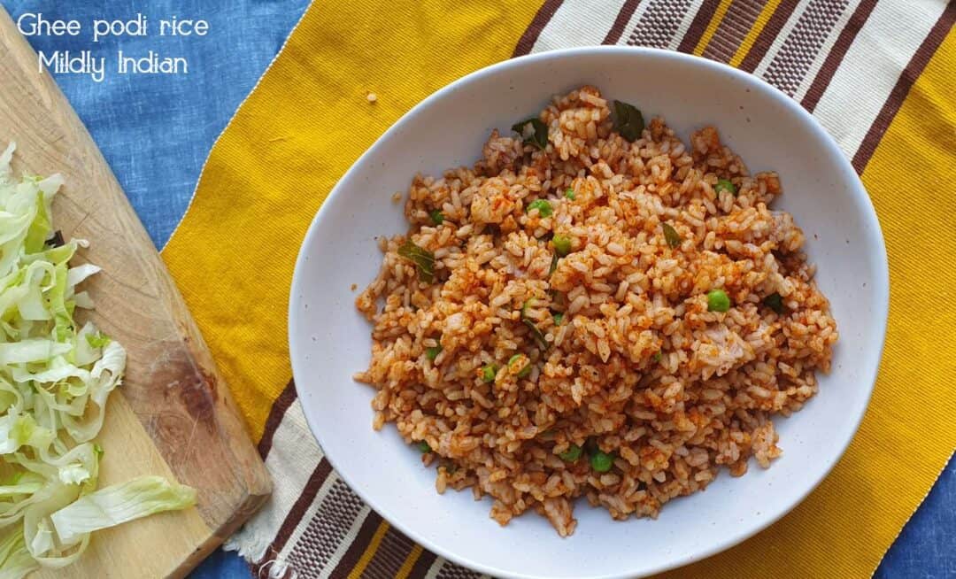 ghee podi rice recipe