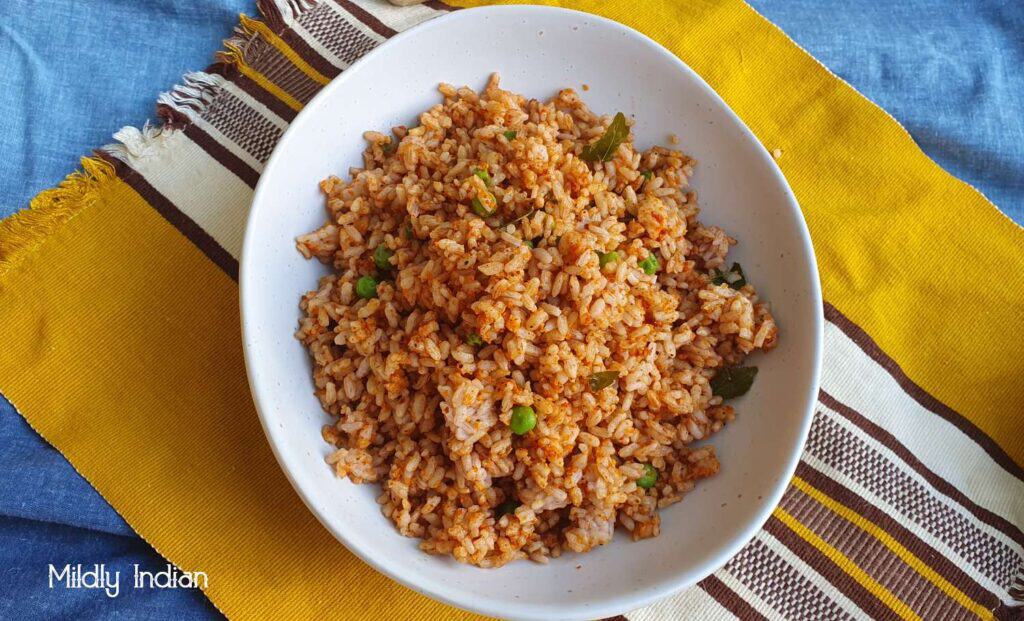 vegan podi rice.