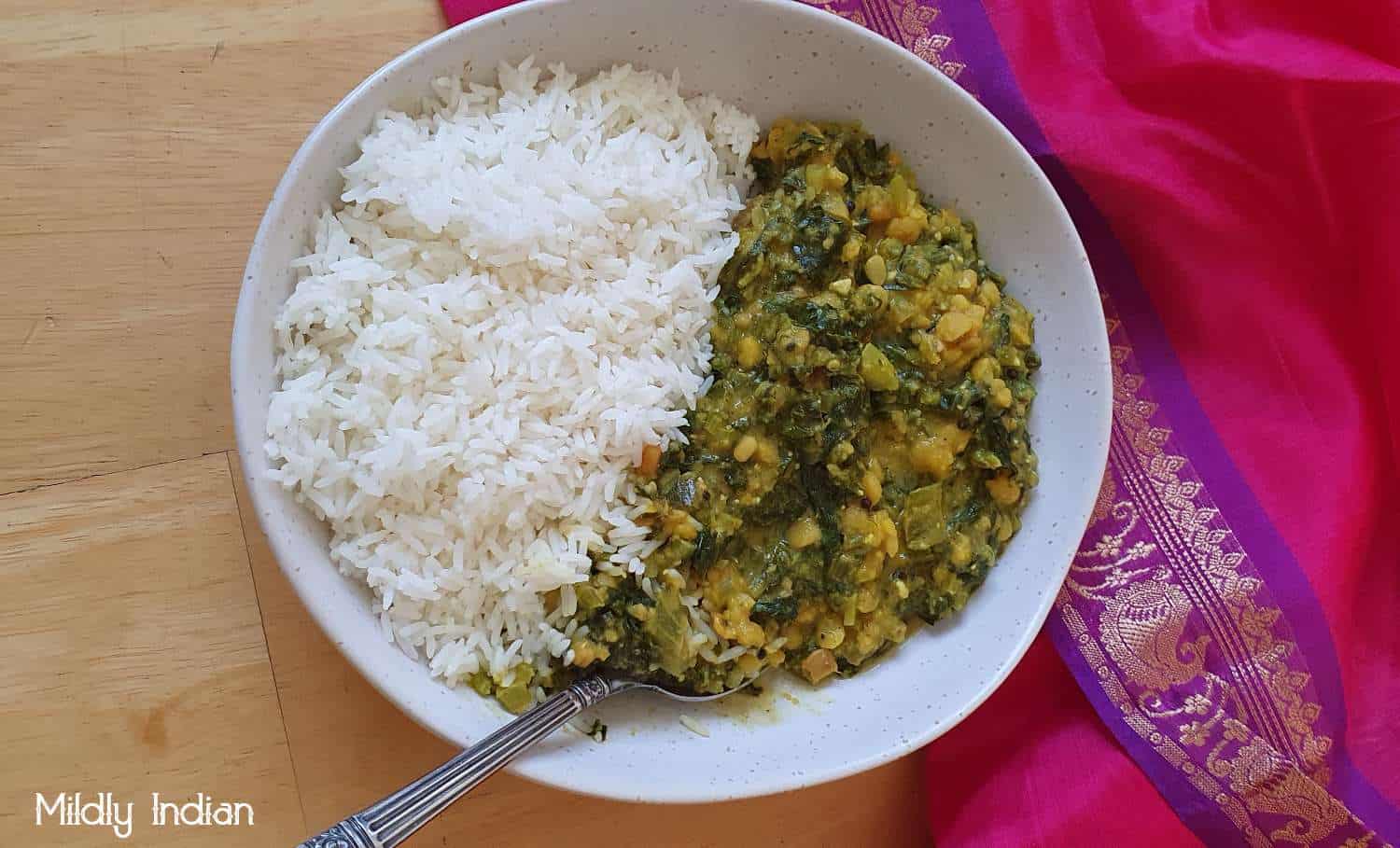 Radish leaves curry