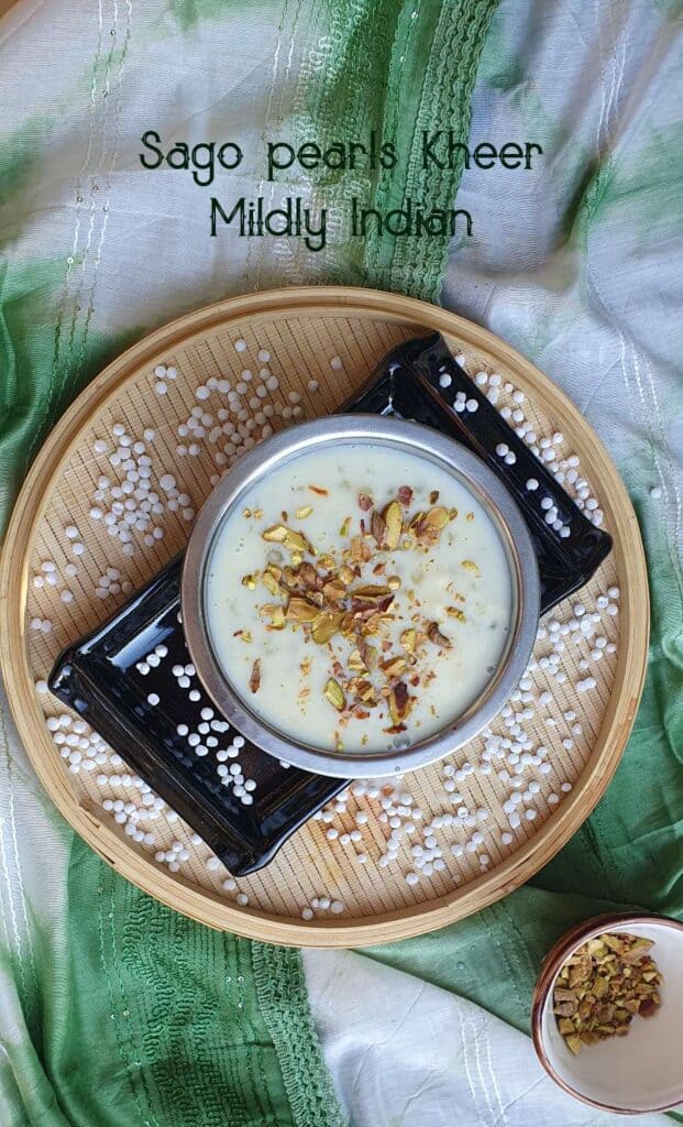 sago pearls kheer