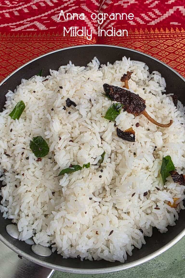 Anna ogranne | tempered rice – Mildly Indian