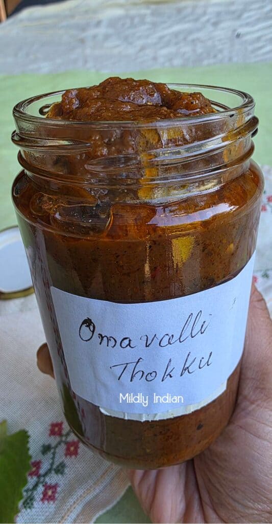 indian borage pickle