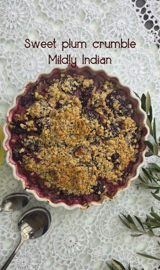 Sugar plum crumble